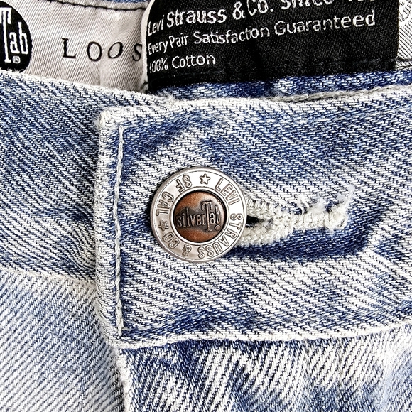 Levi's SilverTab Loose Lightwash Jeans NWT 40x30 - Picture 11 of 16